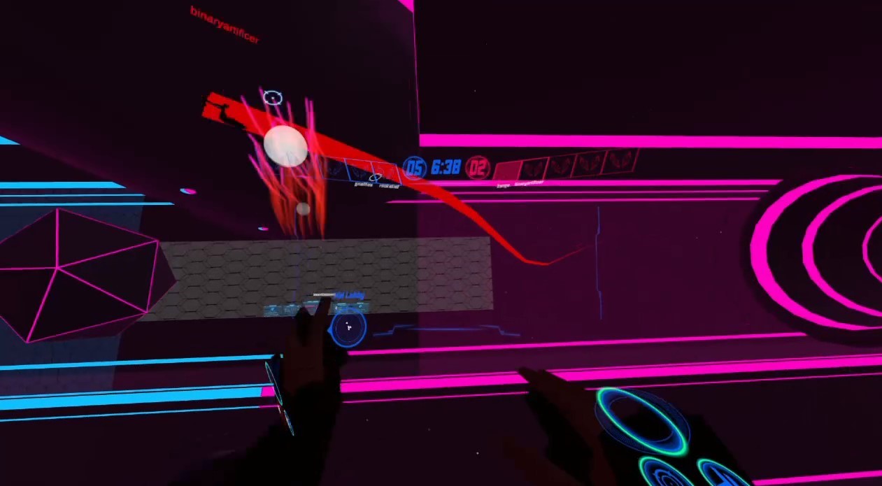 Vertical Shift — arena HUD